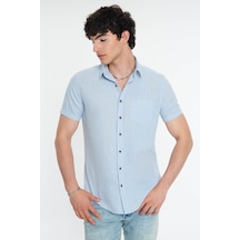 Loft Regular Fit Mavi Erkek Gömlek Lf2024492 Mavi