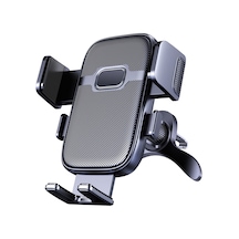 Kingma Metal Kancalı Havalandırma Destekli Araç İçi Telefon Tutucu -