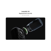 İnsta360 X5 Orijinal Replacement Lens Yedek Lens Kiti Siyah