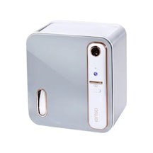 Akıllı Doku Kutusu Depolama Raf Tuvalet Kağıdı Tuvalet Kağıt Altın - Siyah