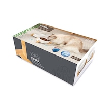 M-pets Opera Bamboo Standlı Seramik Kedi Mama Kabı Beyaz 2x850 Ml 244-51023.02