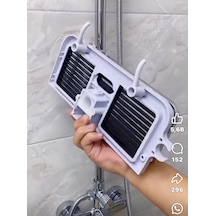 Sürgü Duş Organizeri Sabunluğu Beyaz Sürgü Duş Organizeri Sabunluğu Beyaz