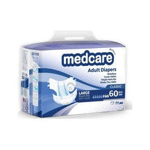 Medcare Classic Belbantlı Yetişkin Hasta Bezi L 60'lı