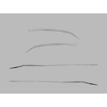 As Aktif Skoda Superb 3 B7 Sd Yan Kapı Çıtası 4 Parça 2015 Ve Üzeri Krom Paslanmaz Çelik