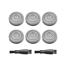 Sweetlf Elektrikli Tıraş Makinesi Sws7105 Sws7105bk İçin Sweet Lf Yedek Kafaları İçin 6 Paket Sweetlf Yedek Bıçaklar, Erkekler İçin Sweetlf Elektrikli Tıraş Bıçakları, 2 Temizleme Fırçası