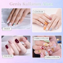 Rıvano 12 Renk Oje Sanatı Kalemi Seti, Su Bazlı Hızlı Kuruyan Tırnak Art Kalemi, Çocuklar Ve Yetişkinler İçin Kolay Tırnak Boyama Ve Nail Art Tasarım Seti