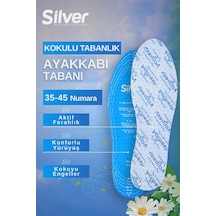 Silver Ter Ve Koku Önleyici Aktif Ferahlık Ayakkabı Tabanlığı 35-45