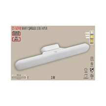 Ct-5249 Martı Kabinet Ray Tipi Göz Dostu Led Işık 3200k-4000k-6400k Şarj Edilebilir