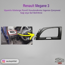 Renault Megane 3 Uyumlu Gösterge Paneli Havalandırma Izgarası Çerçevesi Sağ Veya Sol Belirtiniz Havalandırma Izgarası Çerçevesi