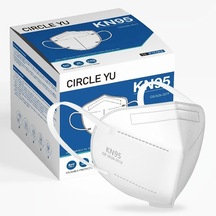 Oldfriend Cırcle Yu Kn50 Beyaz 5 Katmanlı Partikül Maskesi 50 Adet