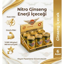 Nitromax Ginsengli +18 Performans Enerji İçeceği - 6 Adet Gizli Gönderim