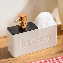 Perotti 13195 Kitchen Lux Mutfak Sıvı Sabunluk Beyaz