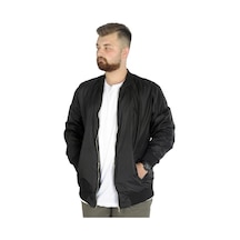 Mode Xl Büyük Beden Erkek Kolej Mont Jesica 22611 Siyah 001