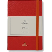 Pineider Defter Pop 14,5x21 Cm Papaya Gold Cnll002m600 Kırmızı