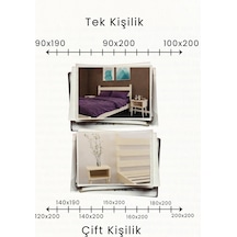 Natura Masif Ahşap Karyola Ve 2 Adet Komodin Vernik 90x200