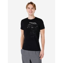 Colin's Colins Siyah Erkek Tshirt K.Kol Cl1067043 Q1.V2 Blk Siyah