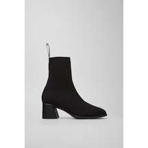 Kora Kadın Kumaş Siyah Orta Boy Topuklu Bot-11901 Siyah Kora Kadın Kumaş Siyah Orta Boy Topuklu Bot-11901 Siyah