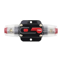 100a 50a 60a 80a 150a 12v 24 Araba Kamyonu Ses Amplifikatörü Devre Kesici Sigorta Tutucu Agu Stil Stereo Amplifikatör Boyut: 60a