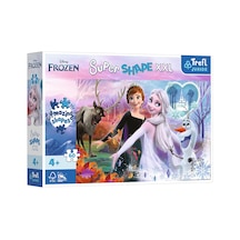 50010 60 Xxl Super Shape Çılgın Şekil Yapbozlar, Büyük Parçalar, Renkli Yapbozlar, Masal Karakterleri, 4 Yaşından Büyük Çocuklar İçin Eğlence, Frozen, Dans Eden Kız Kardeşler