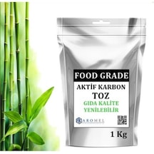 Aromel Aktif Karbon 1 Kg Gıda Tipi Yenilebilir Food Grade