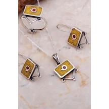 Bd Gümüş Otantik Mozaik Gümüş Set