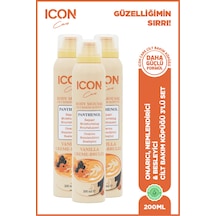Icon Cilt Bakım Köpüğü Vanılla Creme-brulee 3'lü Set