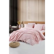 Elart Blaze Nevresimli Pike Takımı 5 Parça Gülkurusu