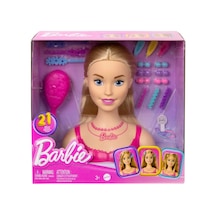 Hmd88 Barbie Saç Tasarımı Büstü - Sarı Saçlı