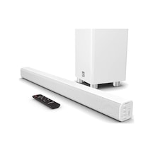 K2 Beyaz Bluetooth' Lu Kablosuz Soundbar Ve Subwoofer-125965