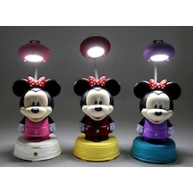 Mickey Mouse Masa Üstü Lamba Şarjlı Usb Alk2716 Çok Renkli
