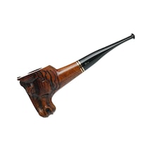 Şahin Hand Made 9mm. Filtreli Ebonit Saplı Pipo 239605