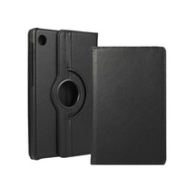 Lenovo Tab M10 Tb-328f 3. Jenerasyon 10.1 Inç İle Uyumlu Standlı Kapaklı Dönebilen Pu Tablet Kılıfı - Siyah