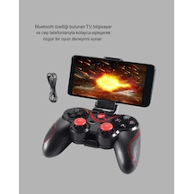 Cosmotex Bluetooth Gamepad Kablosuz Oyun Kumandası Tek Cihaz Destekli