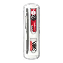 Scrikss Graph-x 3'lü Set Mekanik Kurşun Kalem 0.5 Mm Kurşun Gri