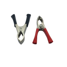 Akü Maşası Mini 7 Cm Siyah Kırmızı