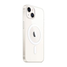 Apple iPhone Uyumlu 14 Kılıf Magneticsafe Şeffaf Silikon - Şeffaf Bzsxx00 1