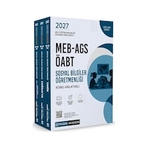 Pegem 2027 Öabt Meb-ags Sosyal Bilgiler Öğretmenliği Konu Anlatımlı Modüler Set Pegem Akademi Yayınları