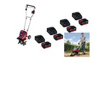 Einhell GE-CR 30 Li- Akülü Çapa Makinesi + 4x4,0 Ah Akü Starter Kit
