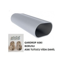 Gardrop Dolap Aleminyum Elbise Askı Borusu 0 Ile 50 Cm Arası