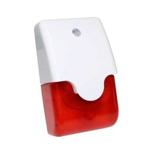 Teknim Tos-0103 Dahili Siren. Beyaz Kasa, Kırmızı Flaşör Penceresi İç Mekan