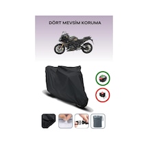 Siyah Arka Çanta Uyumlu Bmw R 1200 Rs Uyumlu Motosiklet Brandası Motor Örtüsü