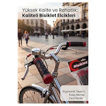 Bisiklet Elçeği 1 Çift Silikonlu Bisiklet Elçek Bisiklet Aksesuarı Kırmızı