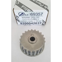 Krank Dişlisi Clıo Iı Iıı Iv Symbol Iı Dacıa Sande Ro Logan 1.2 16v D4f Peugeot 306 308 406 407 Expert I Partner I Ford Focus C-max Dm2 Focus Mk2 Da,hcp,dp,da,ffs,ds,db,fch, Dh Cıtroen Berlıngo I C5 I