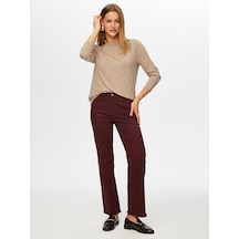 Faik Sönmez Wide Leg Fit Renkli Jean Pantolon W26jpn001 Uw26jpn00142 Mürdüm