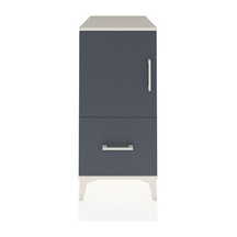 Kronos Komodin 2 Raflı Tek Çekmeceli Tek Kapaklı 44x59x96 Aytaşı-antrasit Aytası