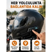 Bt22 Kask Bluetooth Kulaklık 5.0 Suya Dayanıklı, Gürültü Önleyici, Uzun Pil Ömürlü Yeni Nesil 38223646
