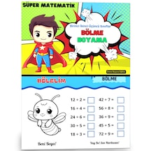Birinci-ikinci Ve Üçüncü Sınıflar Süper Matematik Böl-boya