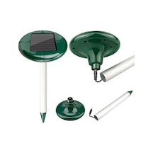 Lemestar Güneş Enerjili Ultrasonik Fare Kovucu Alüminyum Boru Yuvarlak Tipi Tek Adet