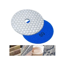 6550 Granit Mermer Taş Parlatma Polisaj Ped 100 Mm - 50 Kum