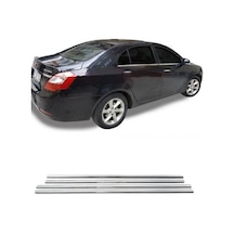Geely Emgrand Krom Cam Çıtası 4Parça 2009 ve Üzeri P.Çelik